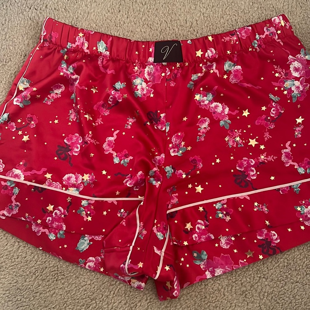 Victoria secret satin shorts size M
